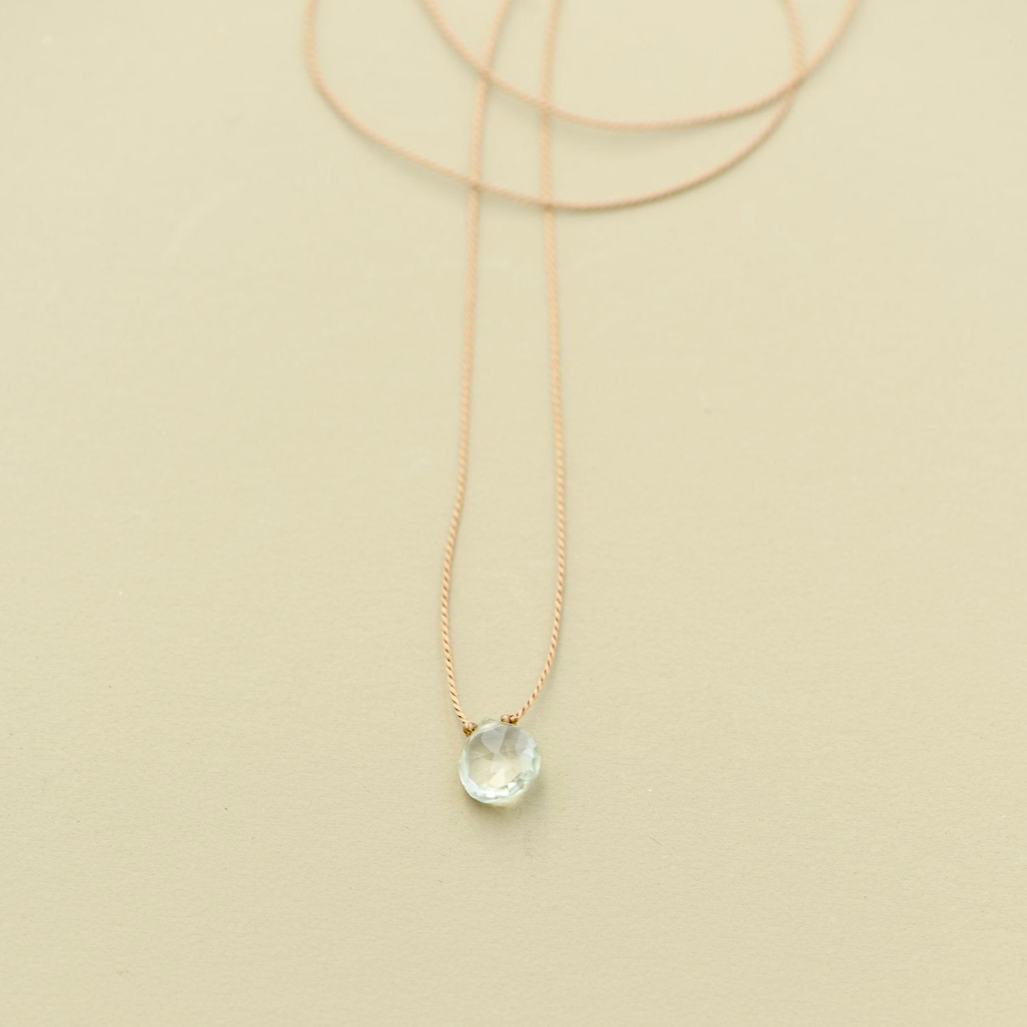 Aquamarine deals teardrop necklace